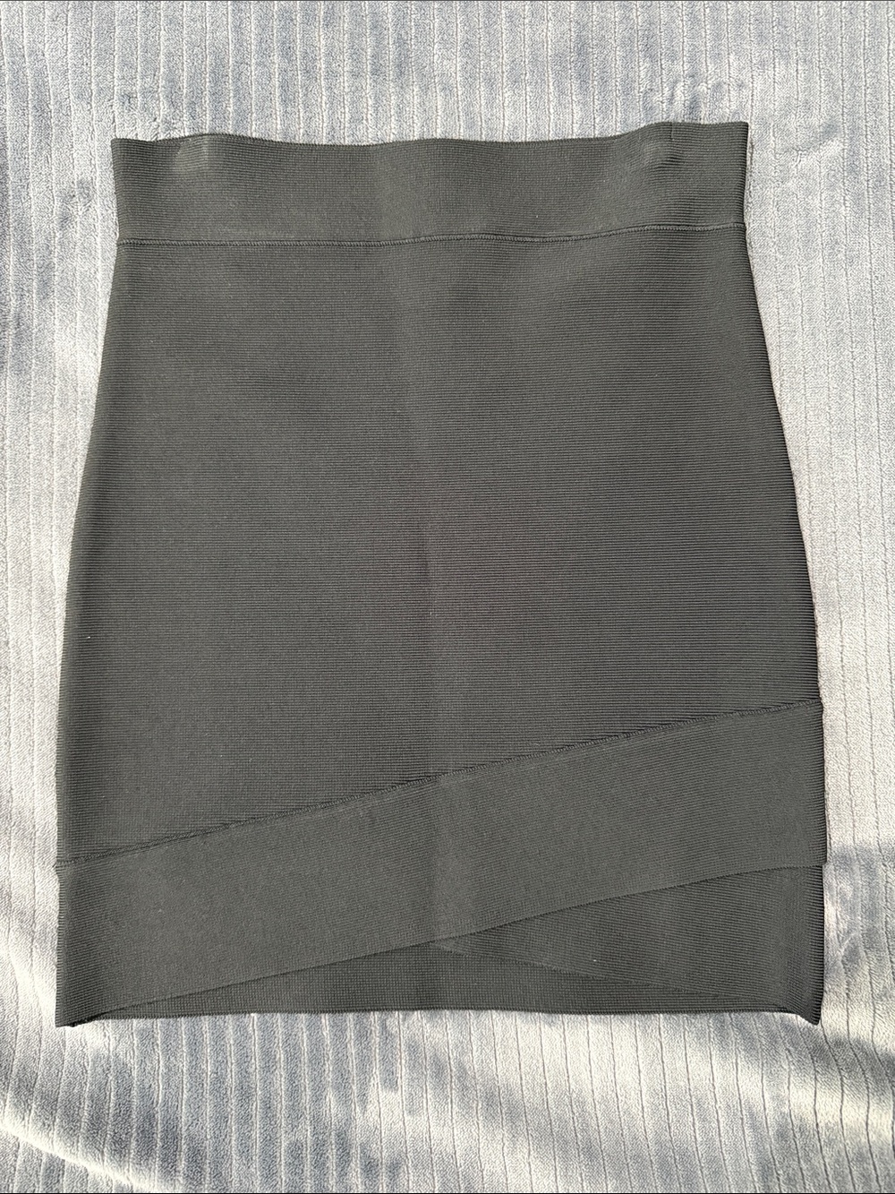 BCBGMaxAzria Black Bandage Mini Skirt
